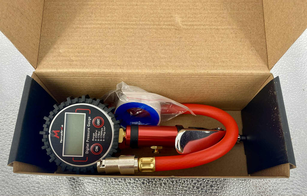 TF2941 TERRAFIRMA TYRE INFLATOR PRESSURE GAUGE