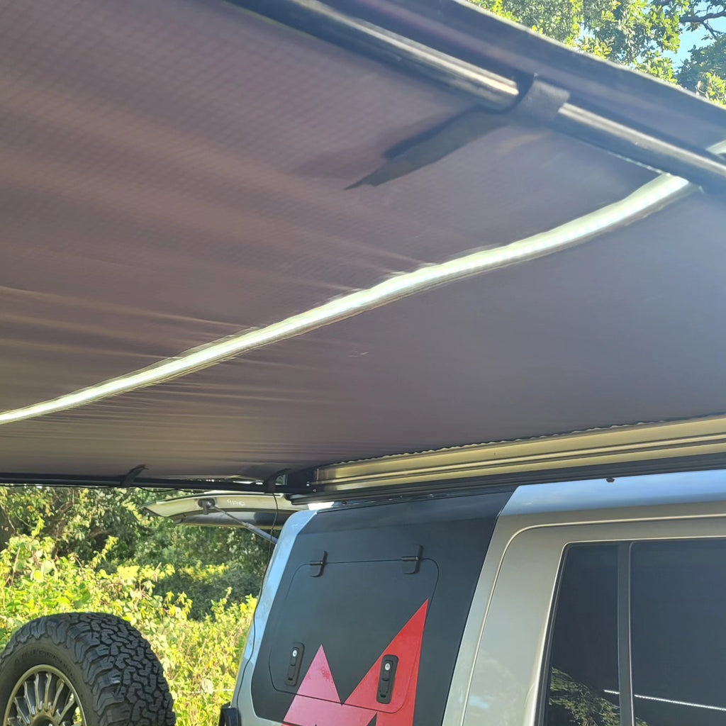 TF1707 TERRAFIRMA 2.5 x 2.5M HARD CASE LED AWNING