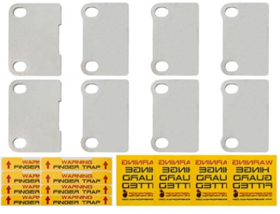 G1399 BOMBPROOF 4 DOOR HINGE GUARD DEEFENDER