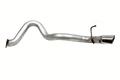 GA568 BIG BORE 3in STRAIGHT THROUGH TAIL PIPE DEF 90" TD5 PUMA
