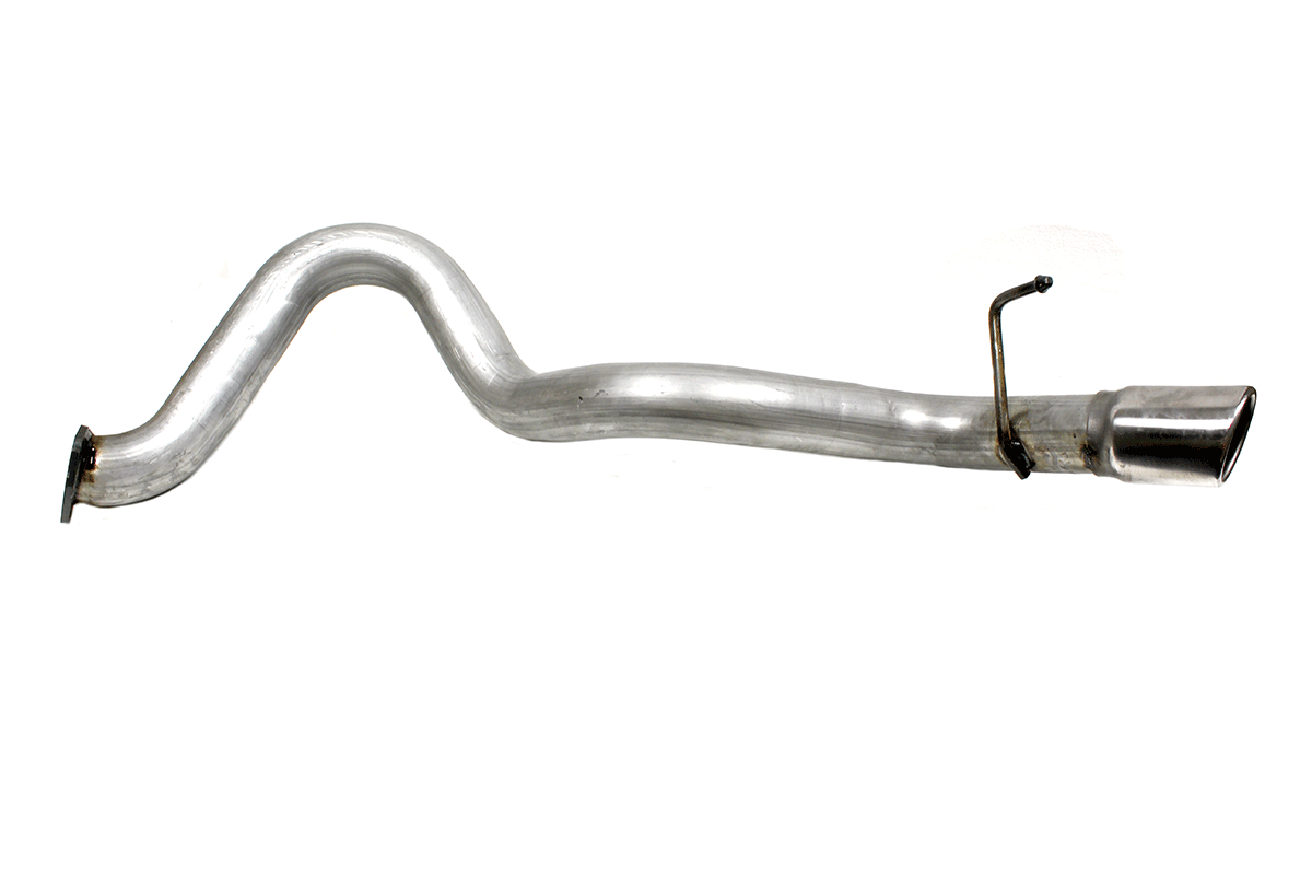 GA568 BIG BORE 3in STRAIGHT THROUGH TAIL PIPE DEF 90" TD5 PUMA