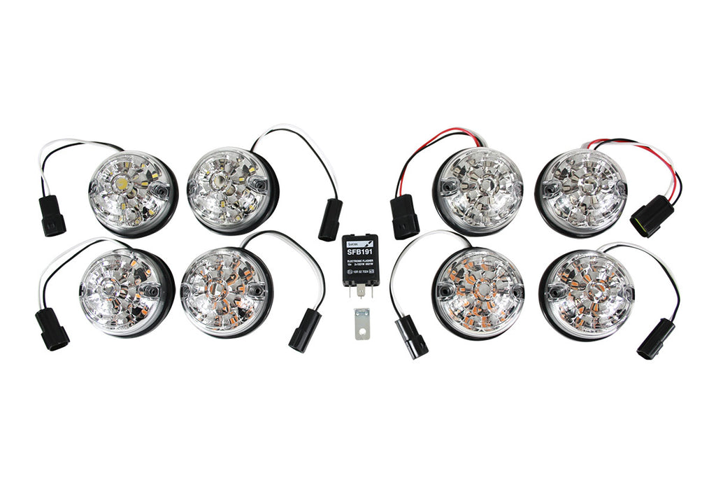 GL1191 WIPAC CLEAR LENS LED LIGHT KIT FOR DEFENDER 90/110 AND SERIES 3
