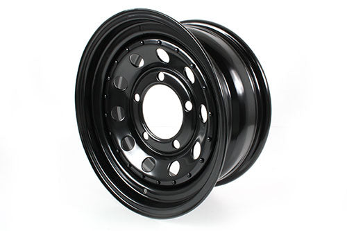 GRW006 MODULAR STEEL WHEEL 7X16 BLACK - MODULAR - D1/DEF ALL/RRC – TFR