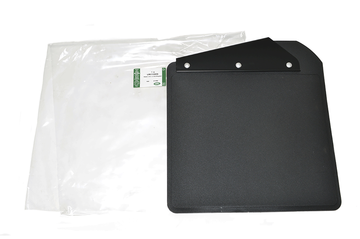 LR055323LR MUDFLAP ASSEMBLY - FRONT - MUDFLAPS - RH - WITH BRACKET - DEF 07>