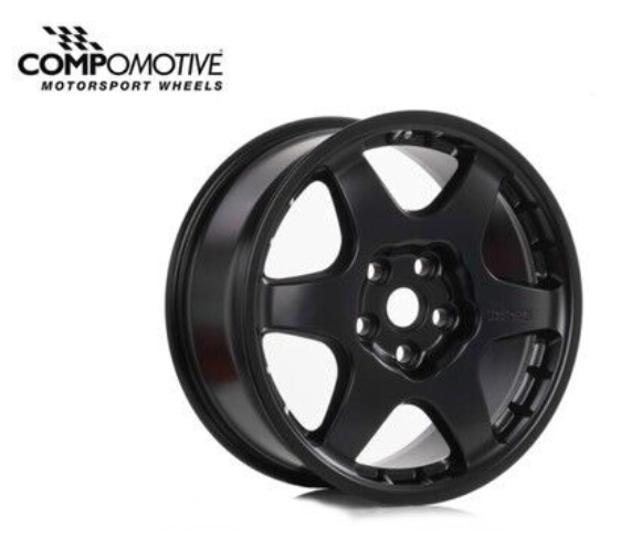 PD1881BLACK MOTORSPORT WHEELS - D4 - 8 X 18 - Q PCD - BLACK	 COMPOMOTIVE