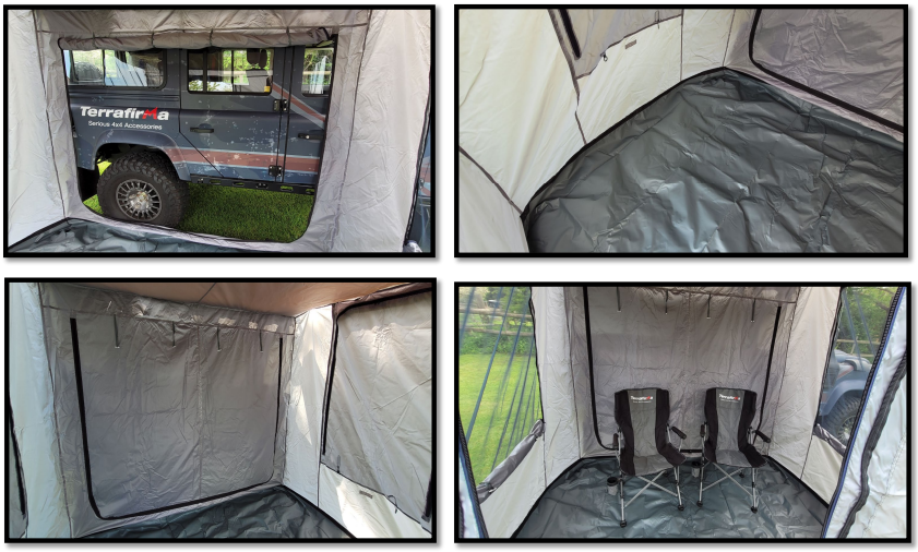 TF1701ROOM TERRAFIRMA 2.0M AWNING SIDES SET OF 4