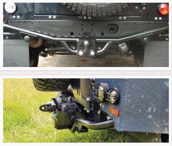 TF883NAS110: TF NAS REAR STEP TOW BAR 2" REC. HITCH -110" 83-2016