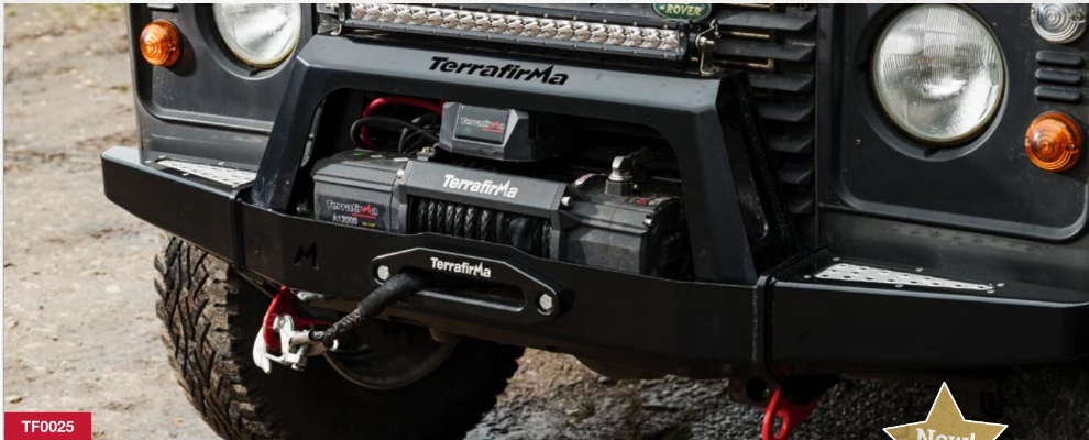 Terrafirma Black Winching & Recovery Kit Bag – TF3315 – For Land Rover Defender Off-Road
