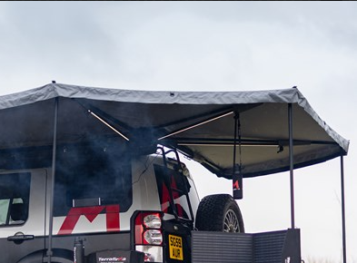 TF1704LED TERRAFIRMA 2.5M 270 DEG TERRADACTYL AWNING WITH LED LIGHTING