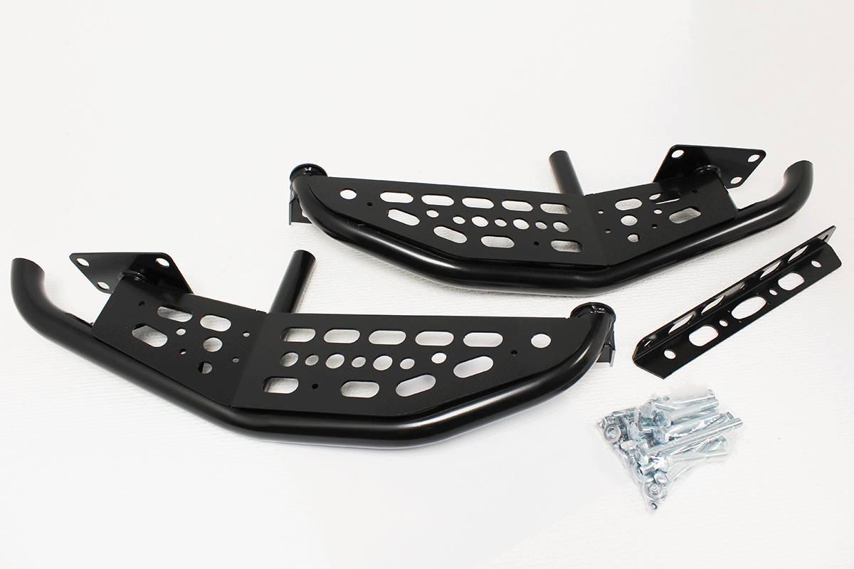 TF0018 SKELETON REAR STEP BUMPERS FOR DEFENDERS 1983-2016