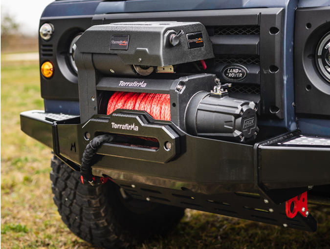 TF0028 TERRAFIRMA TRED WINCH BUMPER FOR TERRAFIRMA TWIN MOTOR WINCH AC & NON AC DEFENDERS