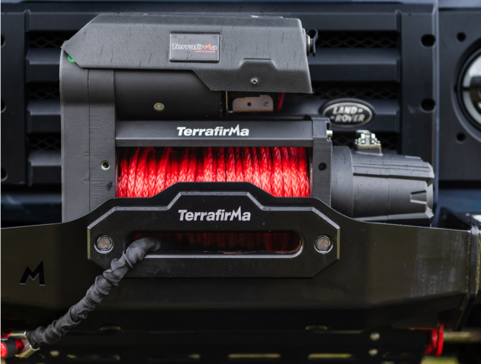 TF0028 TERRAFIRMA TRED WINCH BUMPER FOR TERRAFIRMA TWIN MOTOR WINCH AC & NON AC DEFENDERS