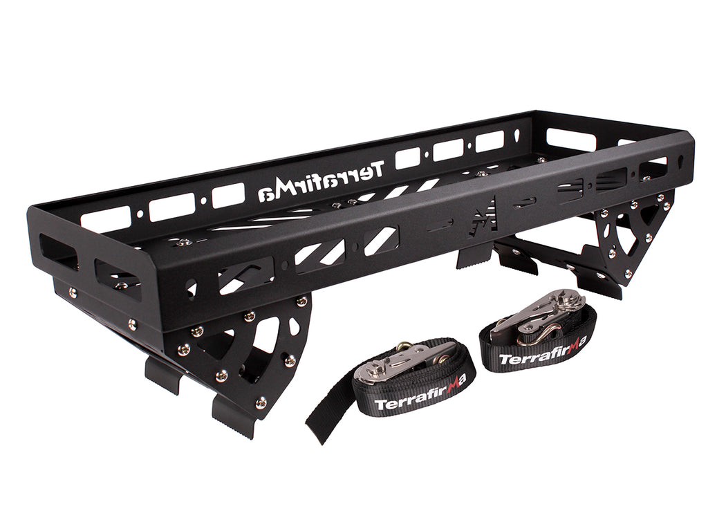 TF065 TERRAFIRMA SPARE WHEEL MOUNTED LUGGAGE RACK