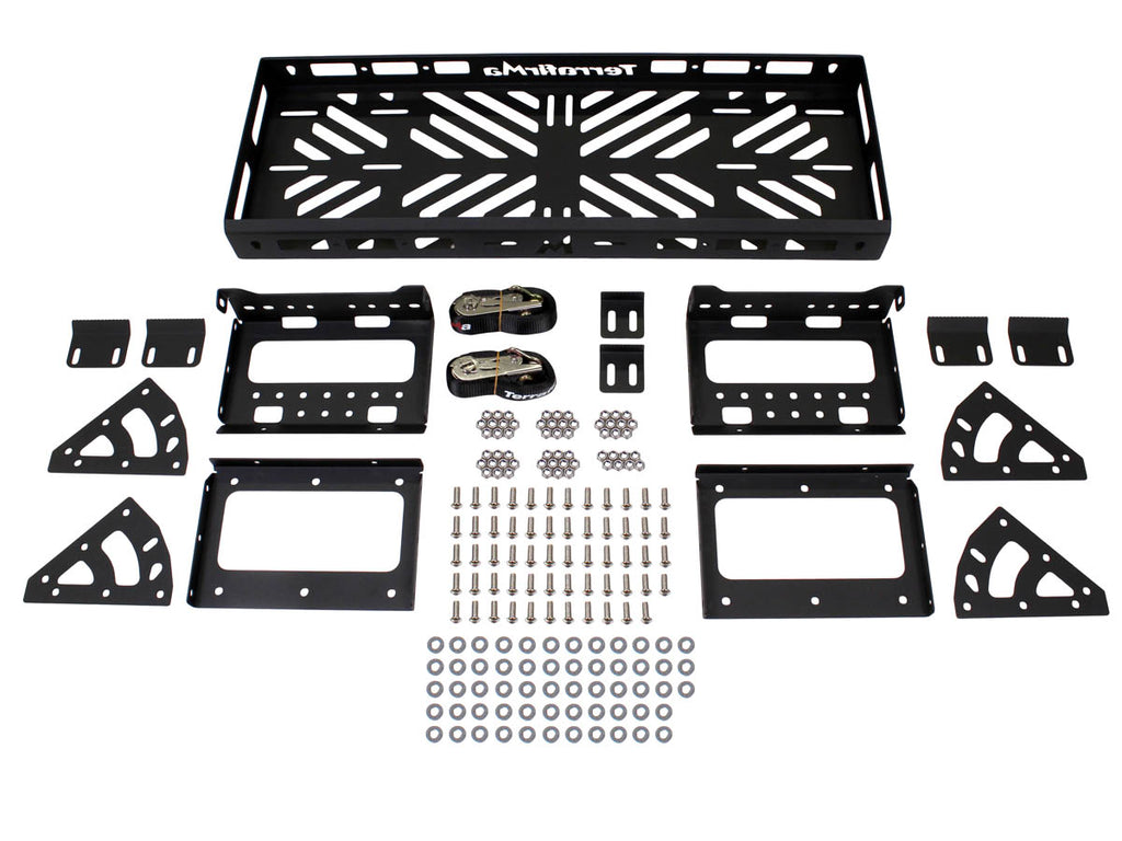 TF065 TERRAFIRMA SPARE WHEEL MOUNTED LUGGAGE RACK