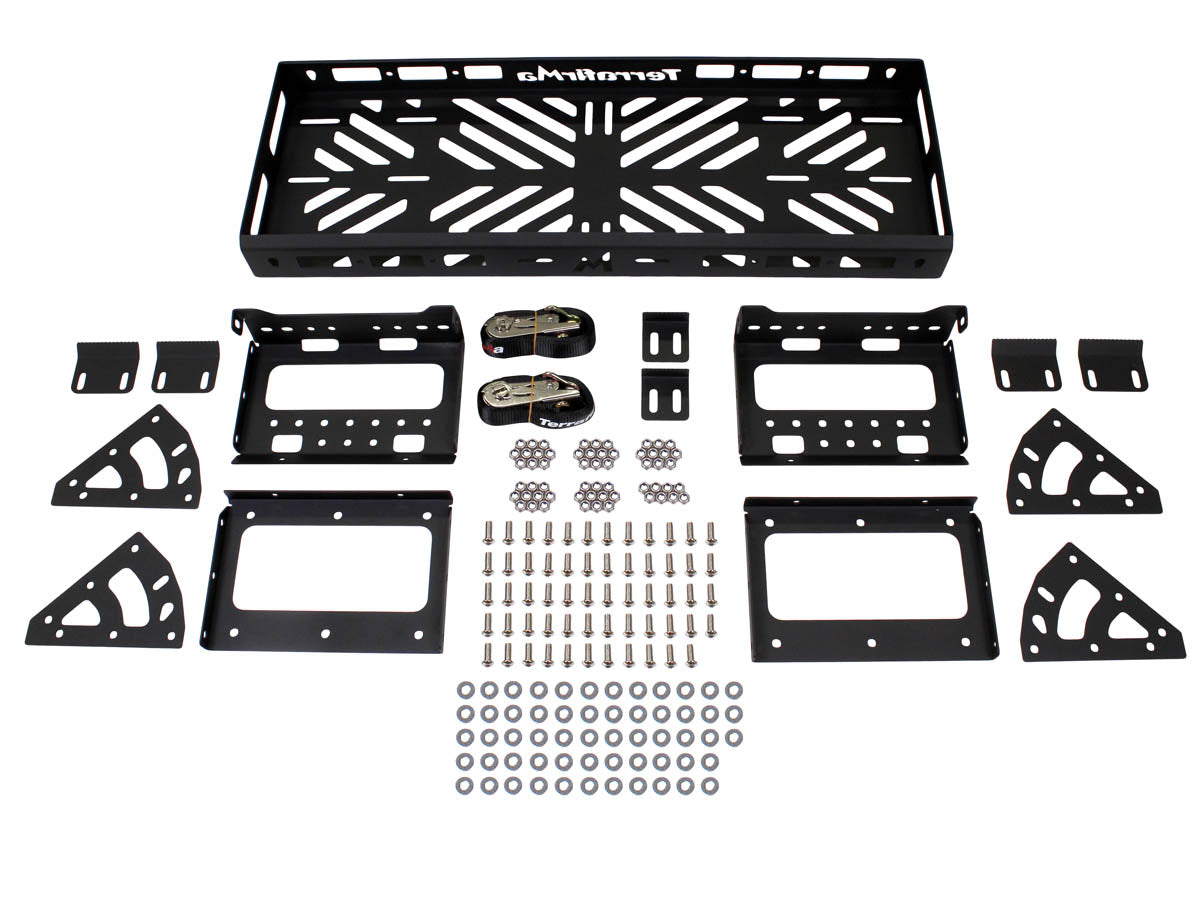 TF065 TERRAFIRMA SPARE WHEEL MOUNTED LUGGAGE RACK