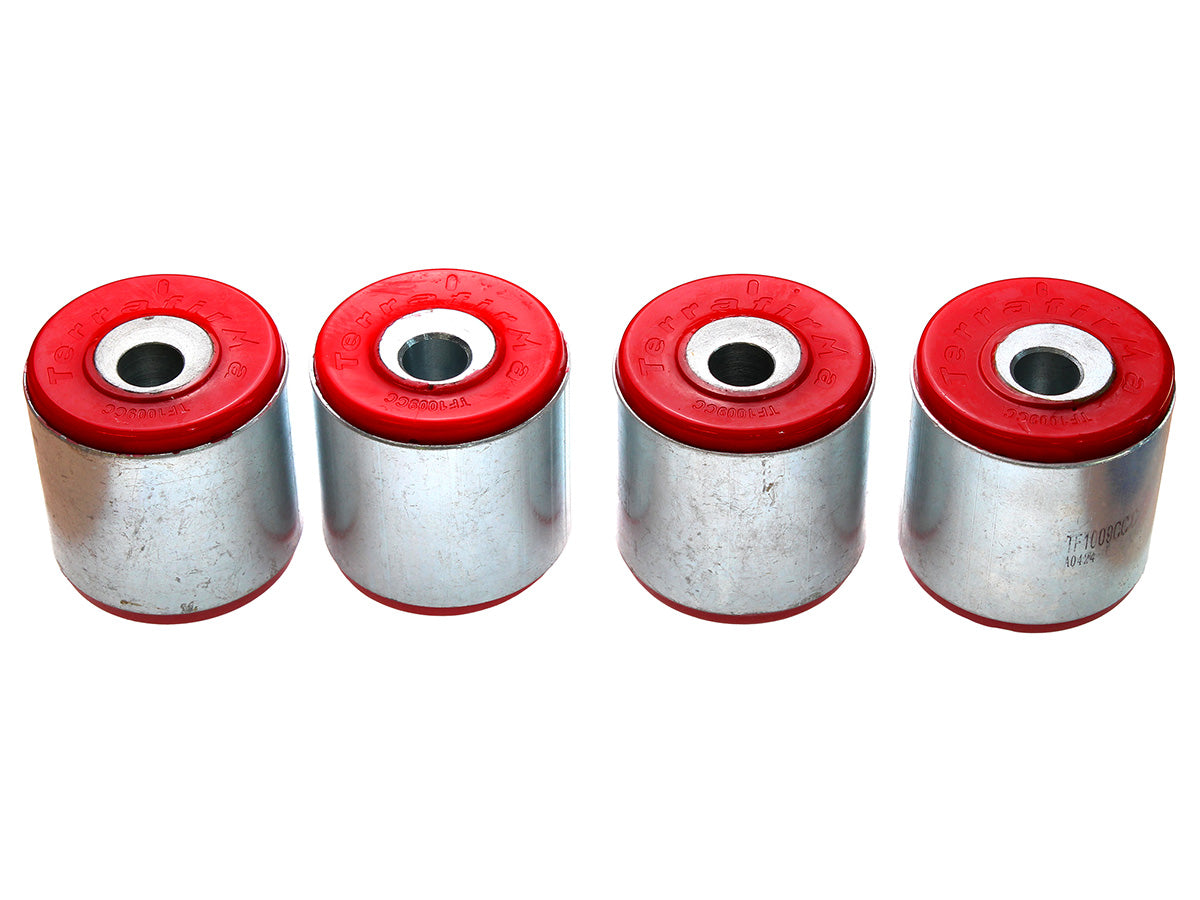TF1009CC CASTER CORRECTED FRONT RADIUS ARM BUSH KIT AXLE END (RBX101680)