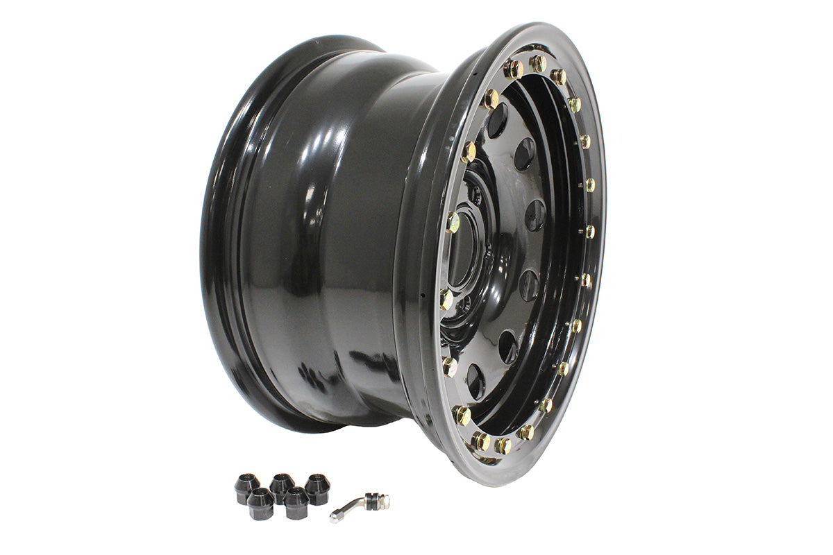 TF163 TERRAFIRMA 8X16 ET25 SIMULATED BEADLOCK STEEL WHEEL D2/P38