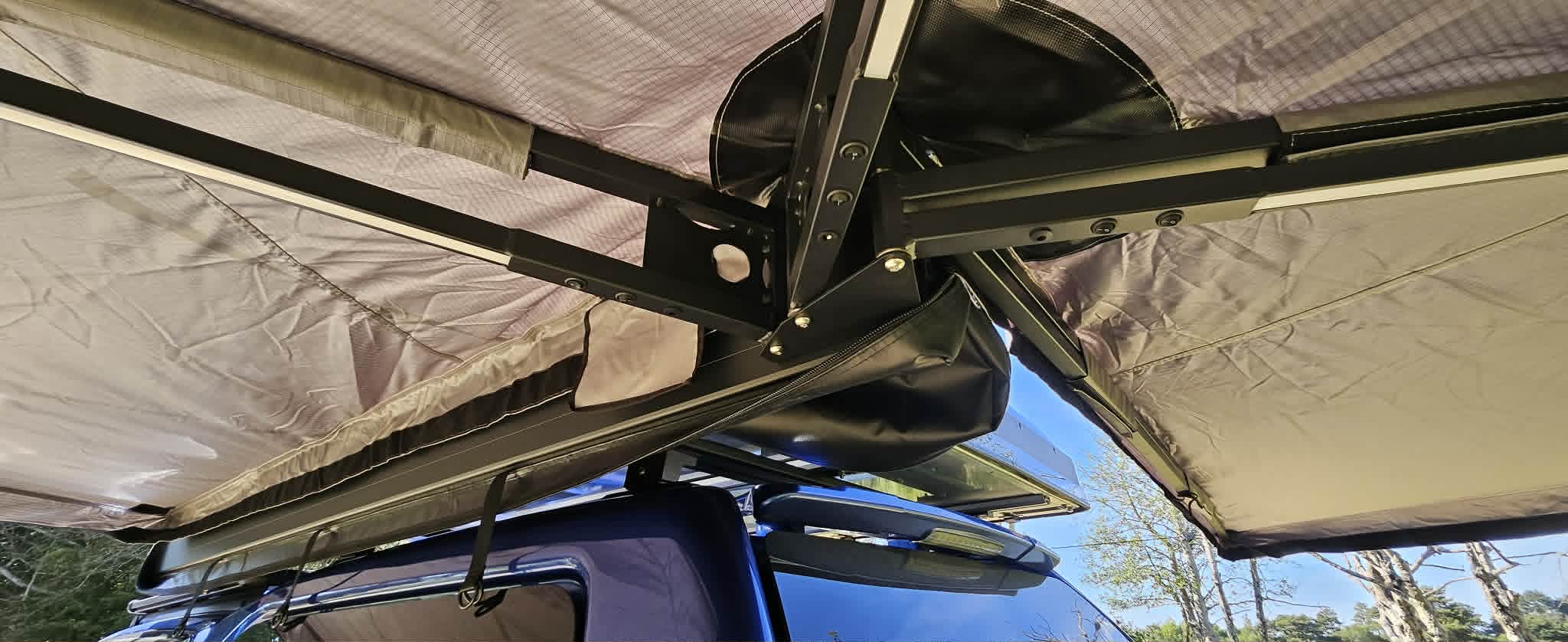 TF1704LED TERRAFIRMA 2.5M 270 DEG TERRADACTYL AWNING WITH LED LIGHTING