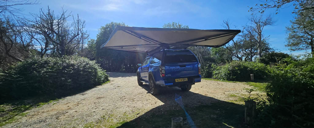 TF1704LED TERRAFIRMA 2.5M 270 DEG TERRADACTYL AWNING WITH LED LIGHTING