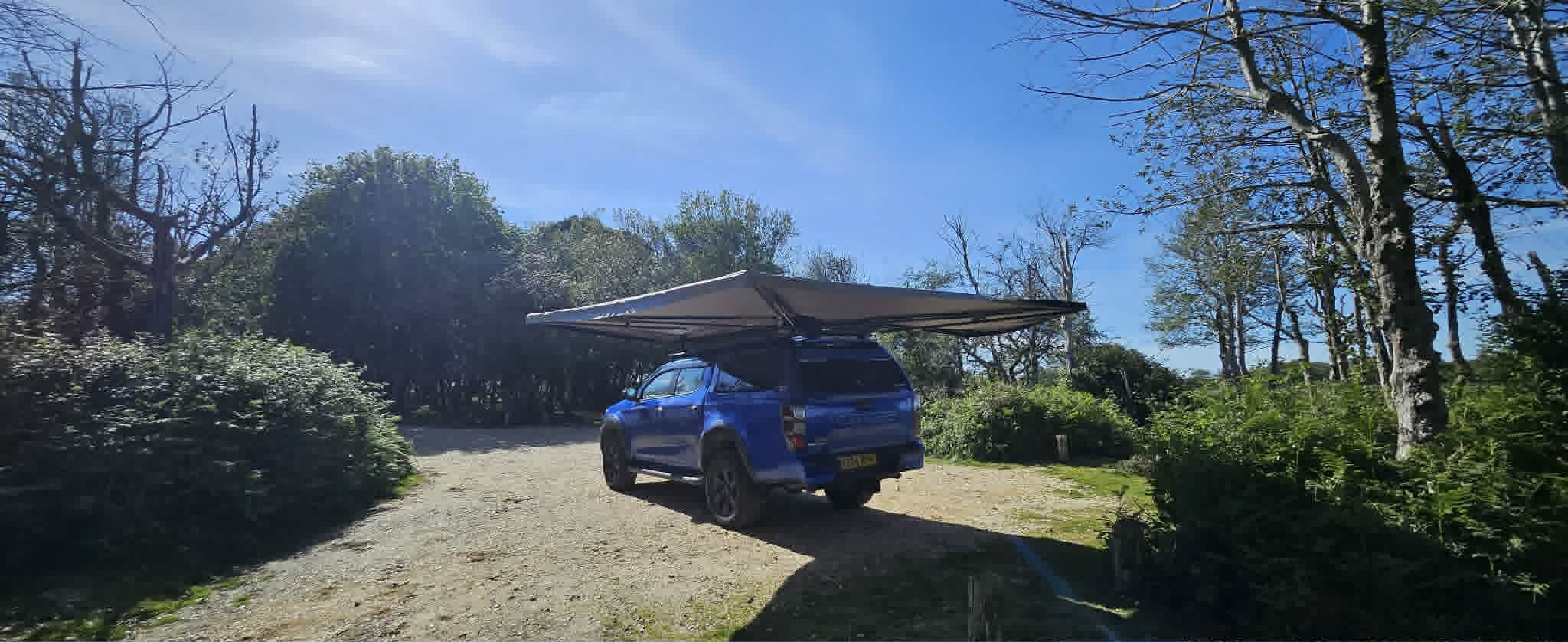 TF1704LED TERRAFIRMA 2.5M 270 DEG TERRADACTYL AWNING WITH LED LIGHTING