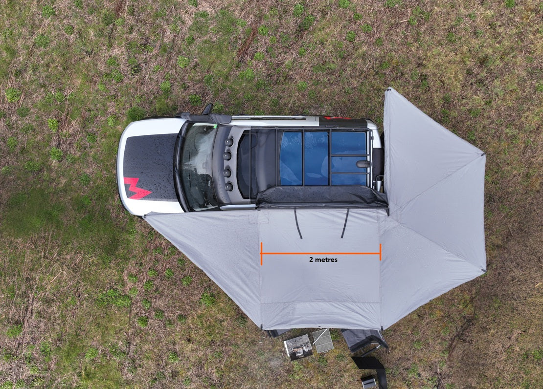 TF1714 TERRAFIRMA 2.0M 5 SECTION 270 DEGREE TERRADACTYL 2/5 LED AWNING