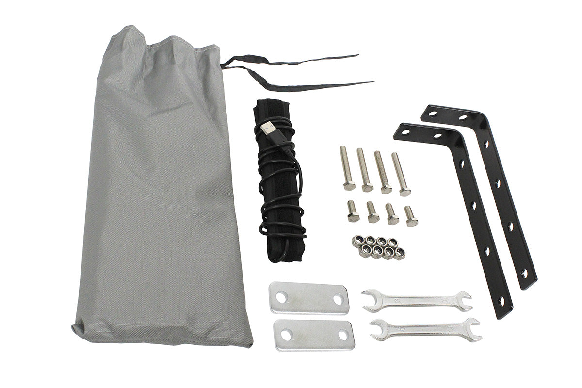 TF1731 TERRAFIRMA 1m x 1m LED SHOWER AWNING