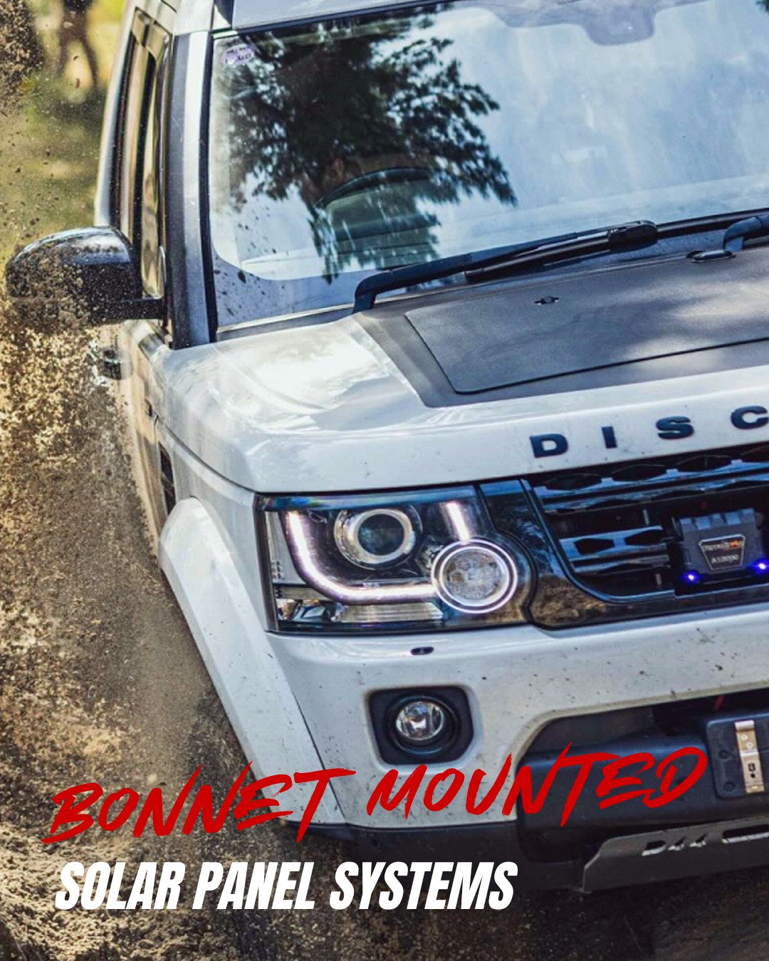 TF1900 DEFENDER 83-2006 BONNET MOUNTED 75W SOLAR PANEL & CONTROL UNIT