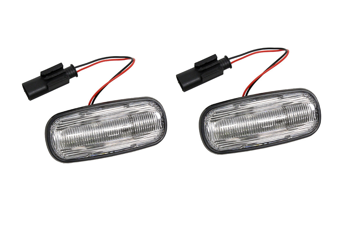 TF31010 DYNAMIC LED DEFENDER SIDE REPEATER LAMPS - PAIR - CLEAR