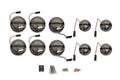 TF31040 95MM HALO & BAR STYLE LED DEFENDER LIGHT KIT - SMOKED
