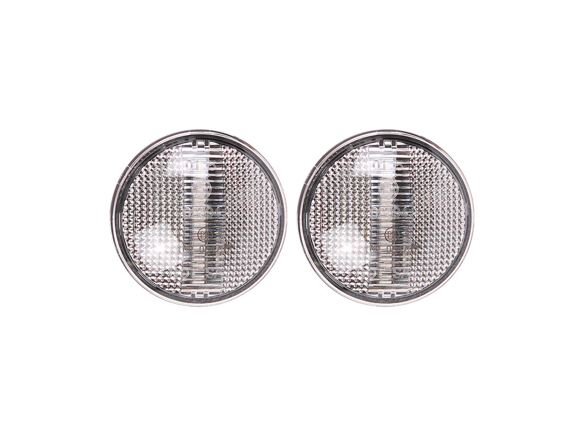 TF31401 PAIR OF LED SEQUENTIAL SIDE REPEATER LAMPS CLEAR RR L322