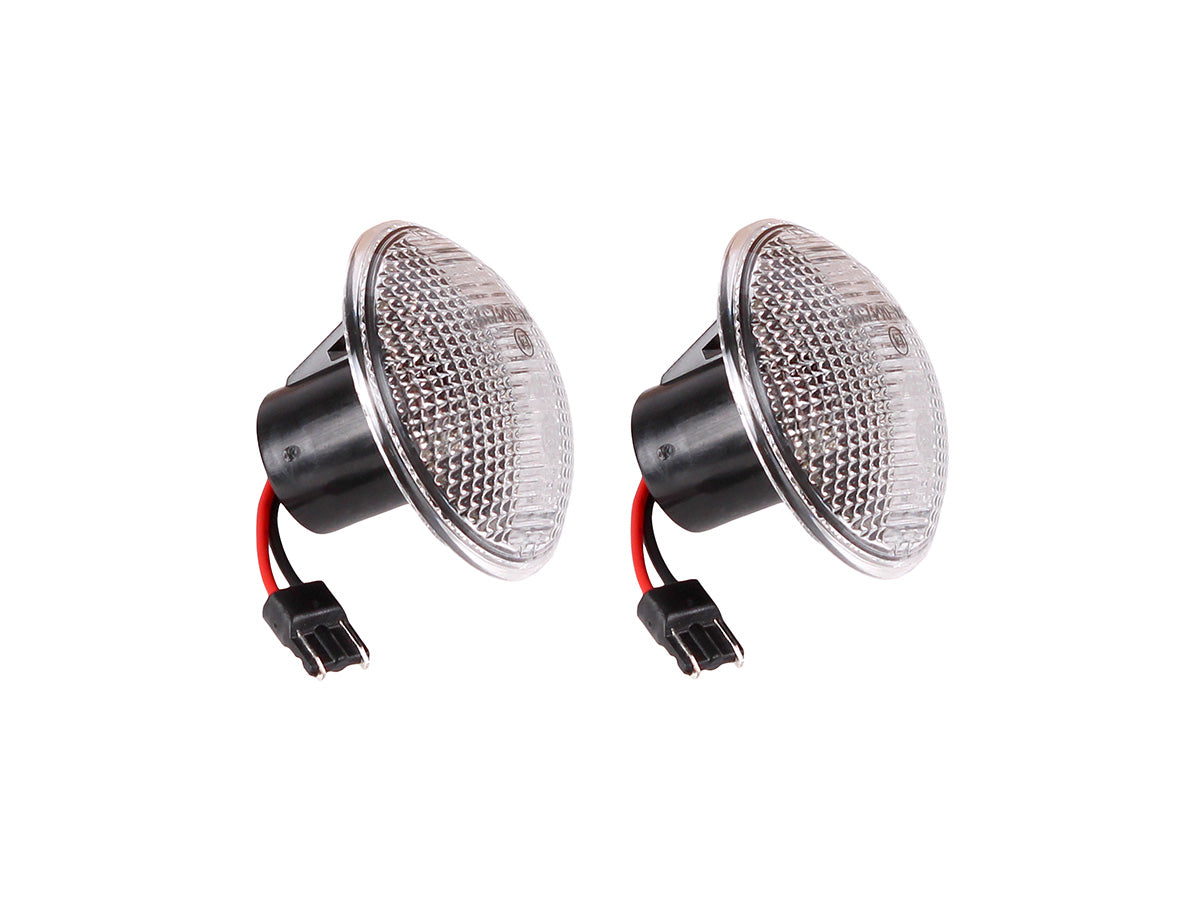 TF31401 PAIR OF LED SEQUENTIAL SIDE REPEATER LAMPS CLEAR RR L322