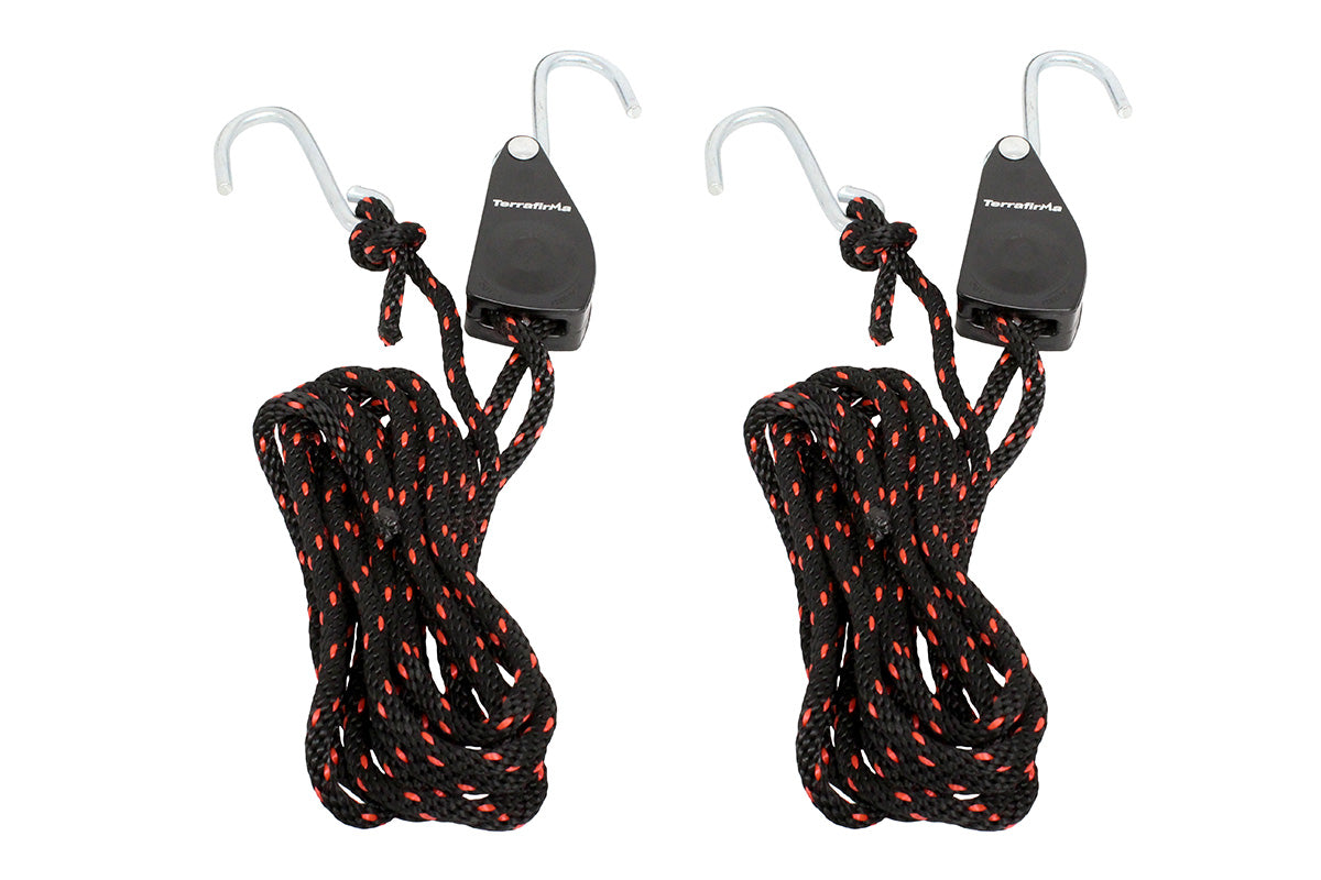 TF3348 TERRAFIRMA 6MM 3M RATCHET GUY ROPES (PAIR)