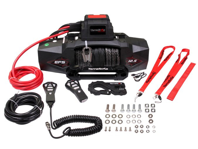 TF3380 Terrafirma EFS 12.5S Electronic Free Spool Electric Winch 12'500lb