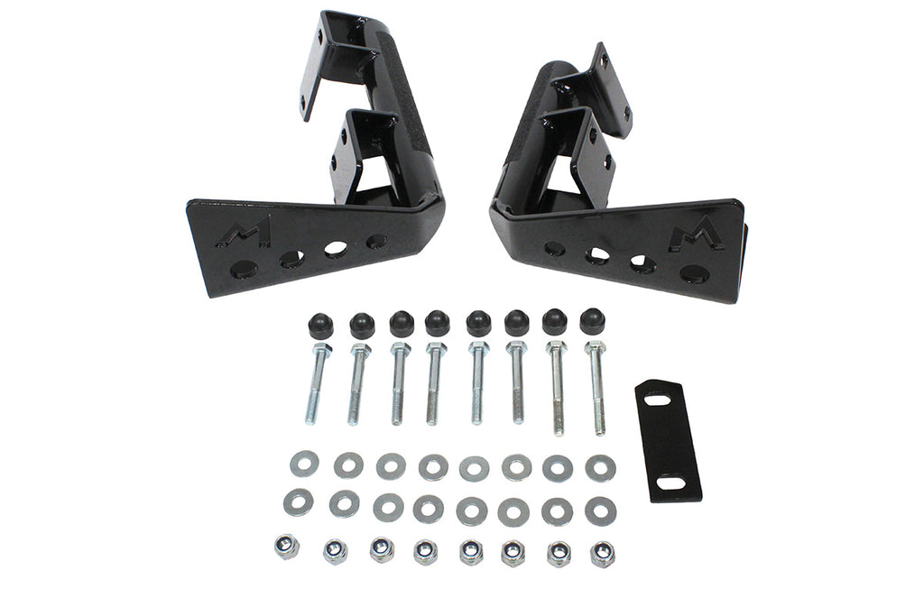 TF570WC TERRAFIRMA H/D REAR BUMPER CORNERS DEFENDER 90 WITH WHEEL CARRIER FITTED