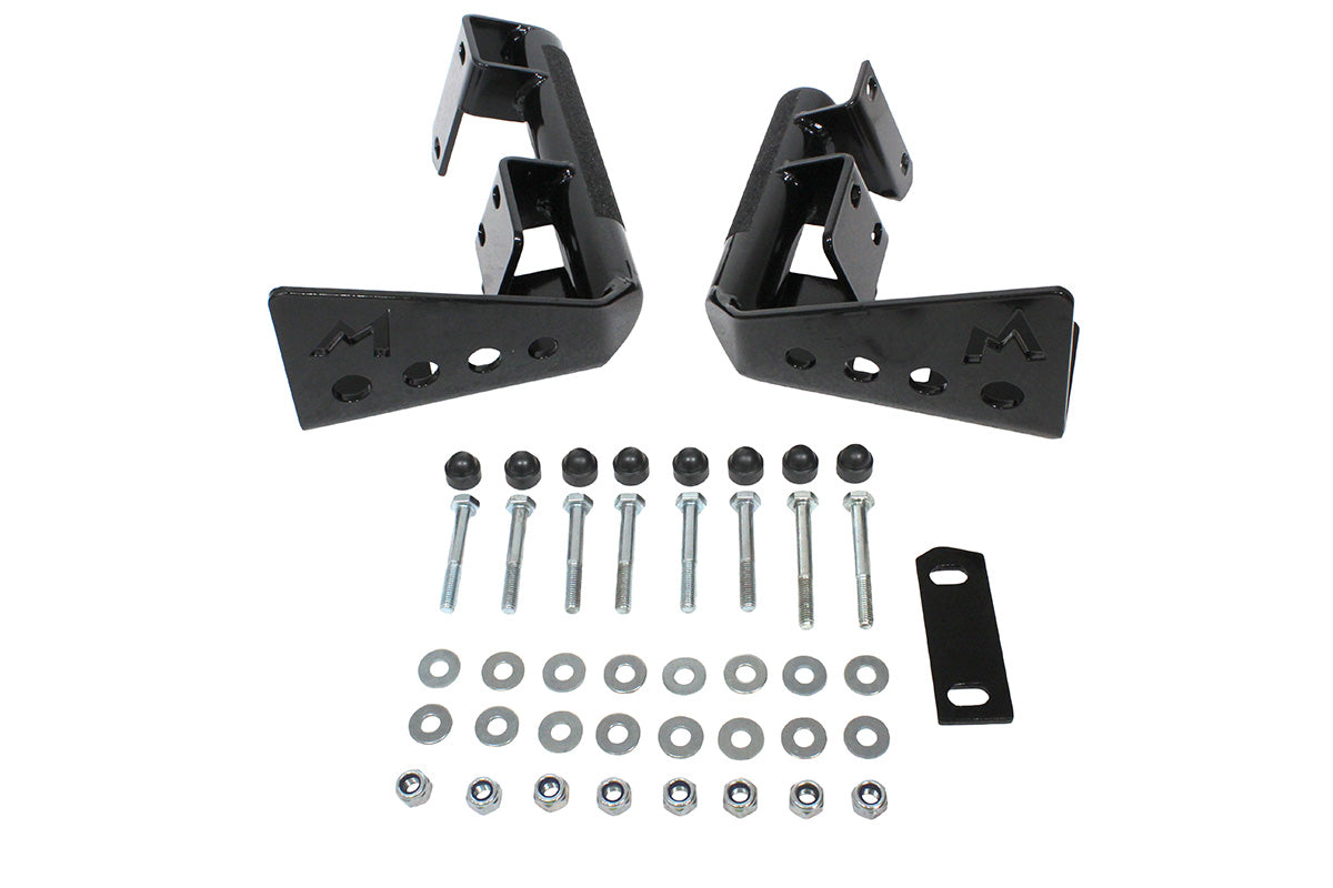 TF570WC TERRAFIRMA H/D REAR BUMPER CORNERS DEFENDER 90 WITH WHEEL CARRIER FITTED