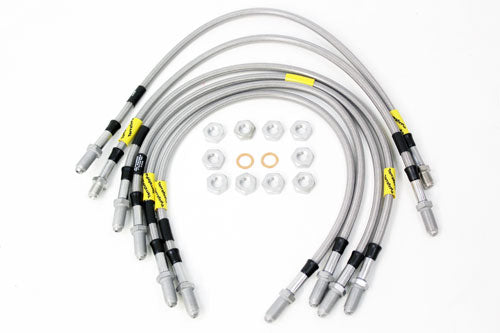 TF653GD TF GOODRIDGE +2" EXT BRAKE HOSE KIT RRC ABS 1990 to 1992 6 LINE KIT