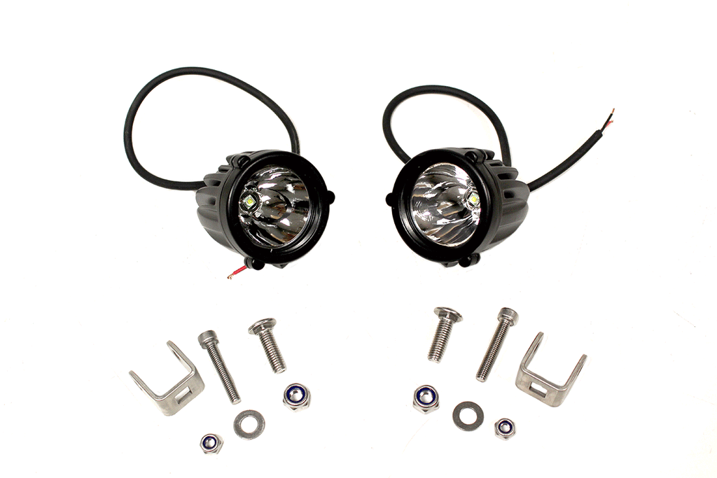 TF712 WILDERNESS LIGHTING PAIR OF 10W 800LM SPOT LED LIGHTS - LED
