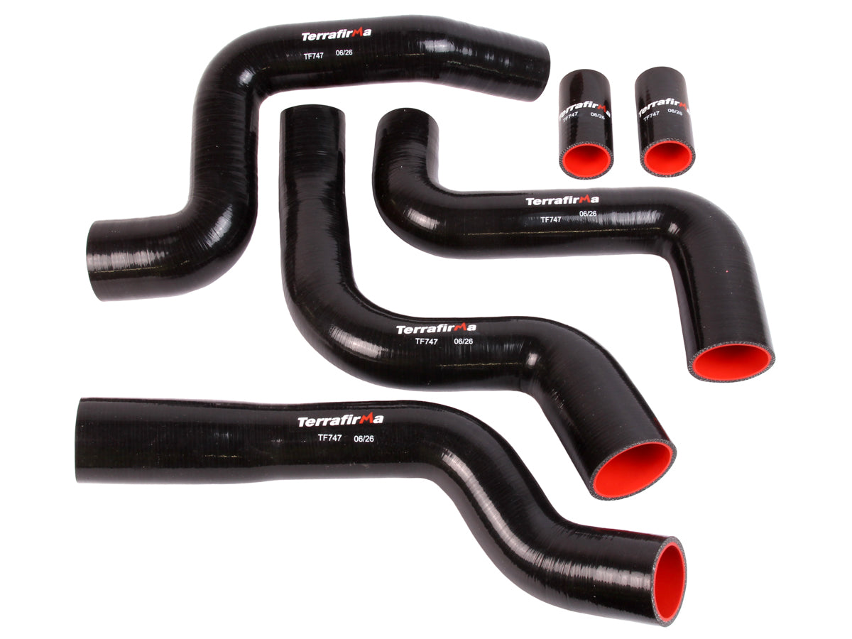 TF747BLACK TERRAFIRMA SILICONE INTERCOOLER HOSE KIT BLACK L322 02-2012 3.6TDV8