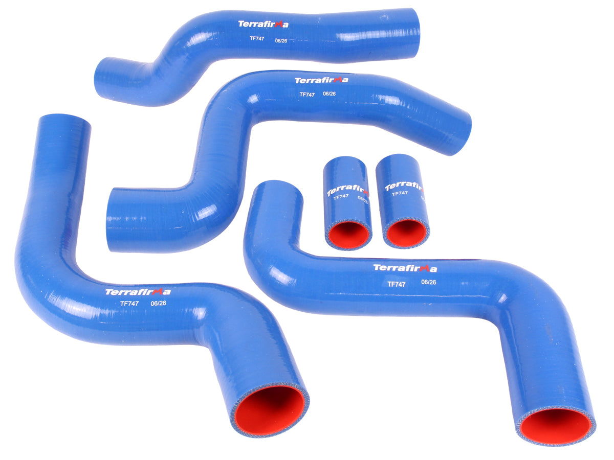 TF747BLUE TERRAFIRMA SILICONE INTERCOOLER HOSE KIT BLUE L322 02-2012 3.6TDV8