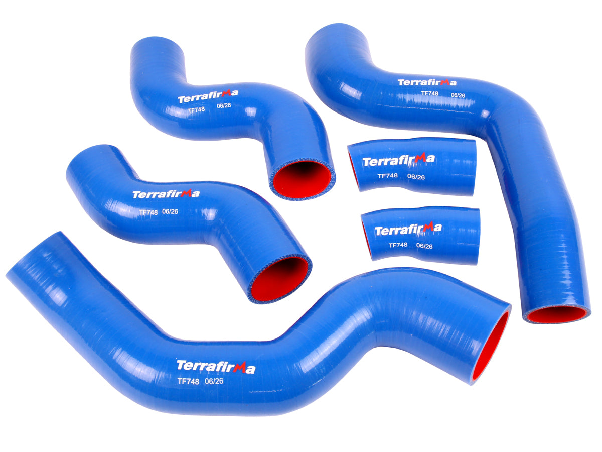 TF748BLUE TERRAFIRMA SILICONE INTERCOOLER HOSE KIT BLUE RRS 05-2013 3.6TDV8