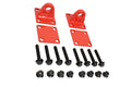 TF751 TERRAFIRMA RED BOLT ON RECOVERY POINTS - UNIVERSAL FIT- PAIR