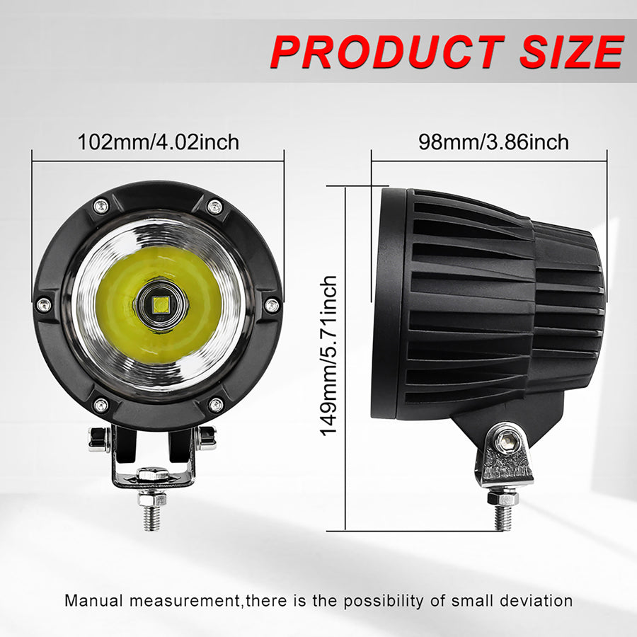 TF7703 TERRAFIRMA 4" LED DRIVING / SPOT LIGHTS 4500LM (PAIR)