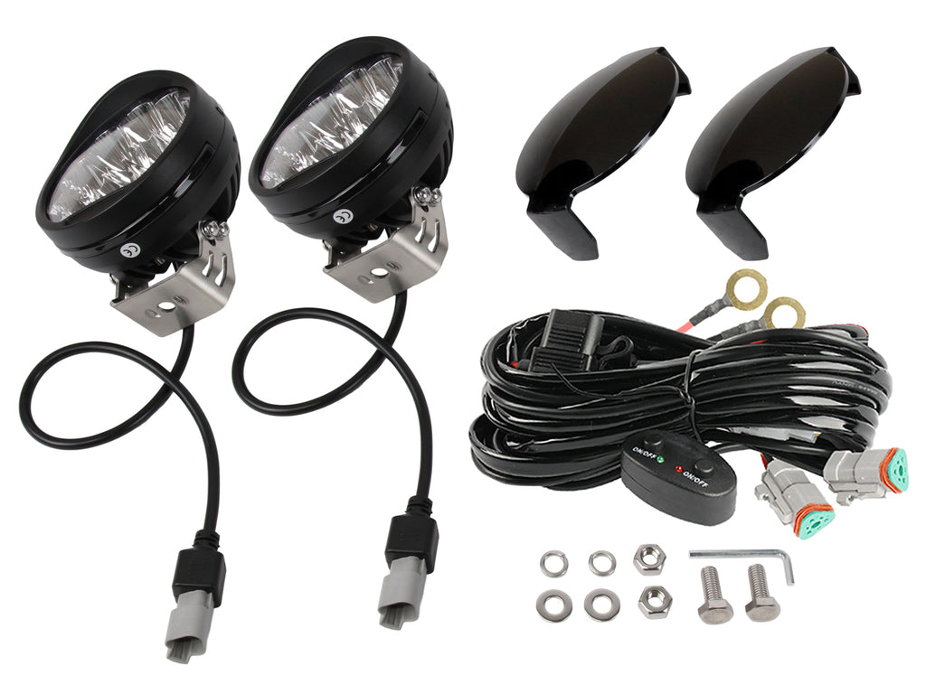 TF7704 TERRAFIRMA 5" High Intensity LED DRIVING / SPOT LIGHTS 5500LM (PAIR)