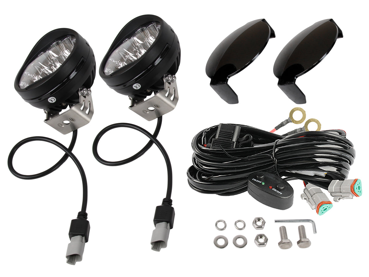 TF7704 TERRAFIRMA 5" High Intensity LED DRIVING / SPOT LIGHTS 5500LM (PAIR)