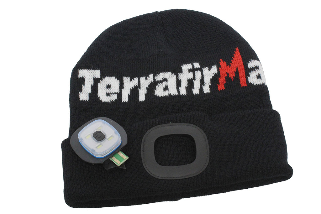 TF790 TERRAFIRMA 80 LUMENS USB RECHARGEABLE LED BEANIE HAT