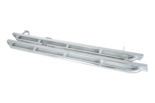 TF810GAL TERRAFIRMA GALVANISED ROCK SLIDERS WITH TREE BARS DEFENDER 110