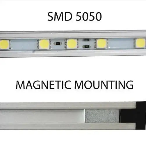 WDA001 Awning 12V Dimmable LED Camping Light Rigid Strips Amber And White