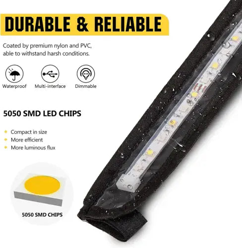 tent led light strip WDA002 12V Roll-Up Dimmable Awning LED Light Strip – TFR