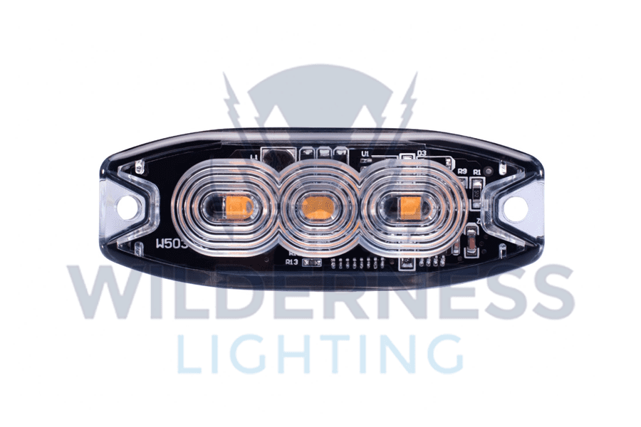 TF7026 WDD0085 WILDERNESS LIGHTING HAZARD 3 AMBER WARNING LIGHT