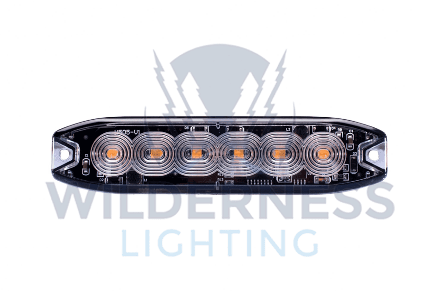 TF7027 WDD0086 WILDERNESS LIGHTS HAZARD 6 AMBER WARNING LIGHT